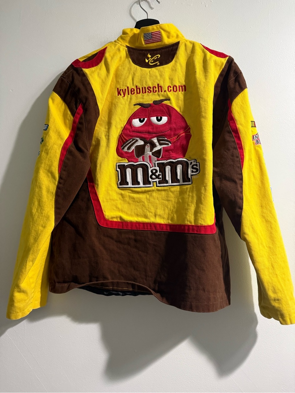 M&M’s Chase Authentics Yellow Racing Jacket - Picture 5 of 6